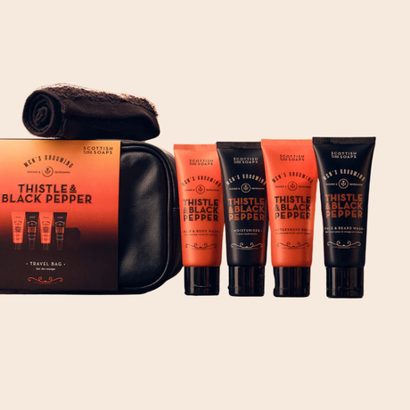 Thistle And Black Pepper Travel Bag Gift Set