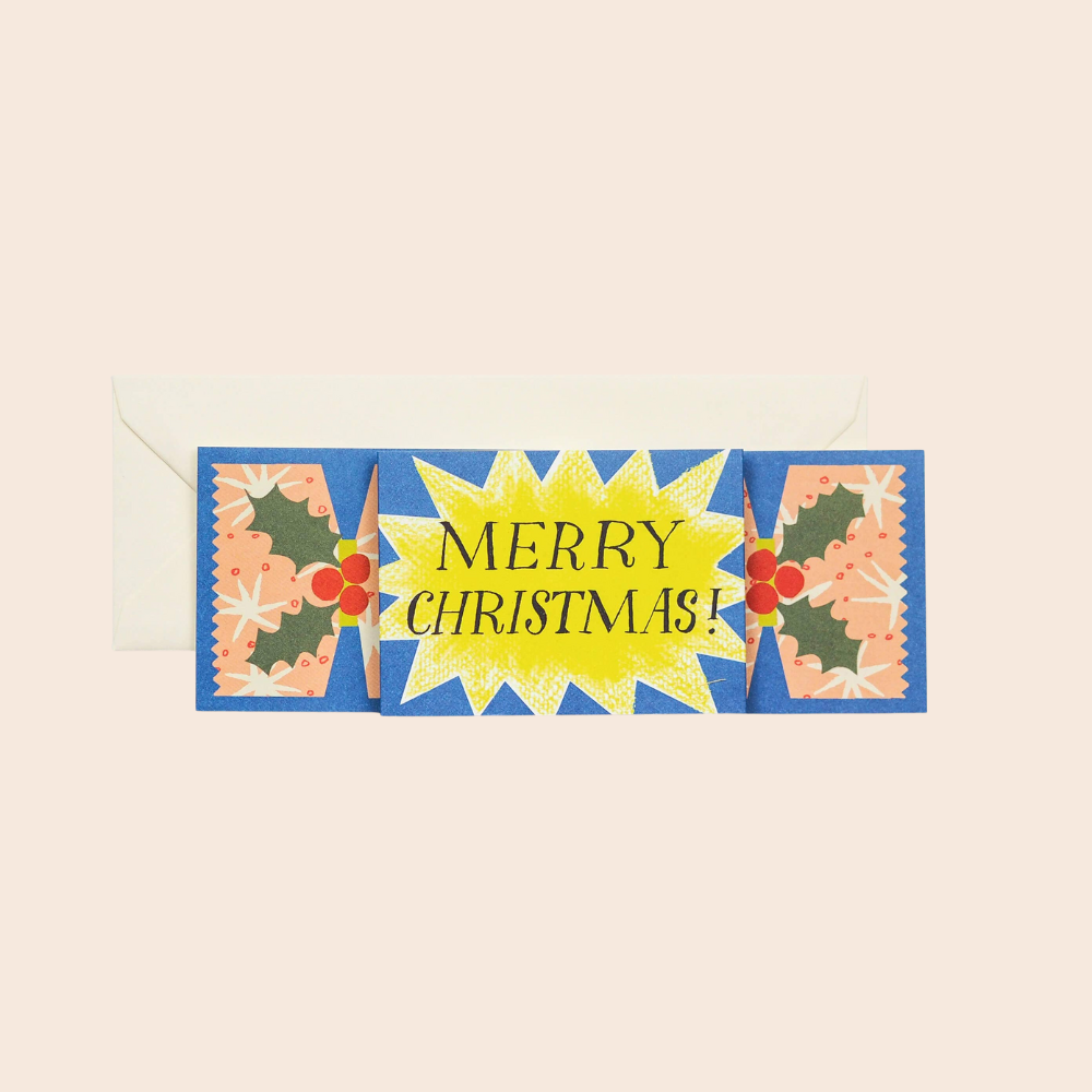 Christmas Cracker Starburst Pull-Out Card