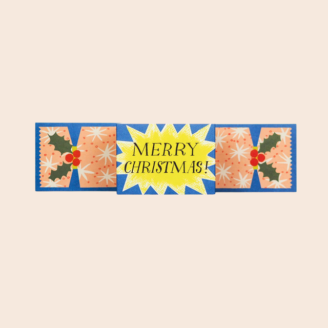 Christmas Cracker Starburst Pull-Out Card