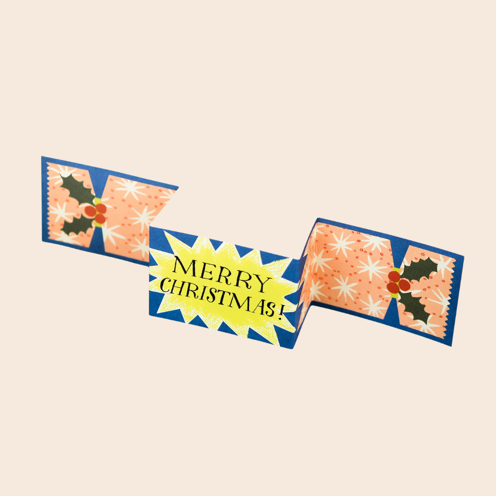 Christmas Cracker Starburst Pull-Out Card