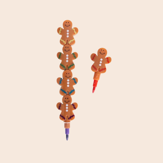 Stacking Gingerbread Crayon