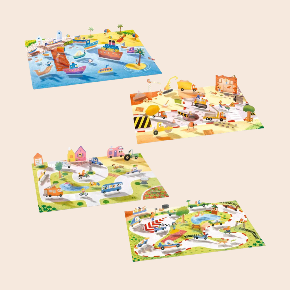 Lift Up Stickers: Vehicles