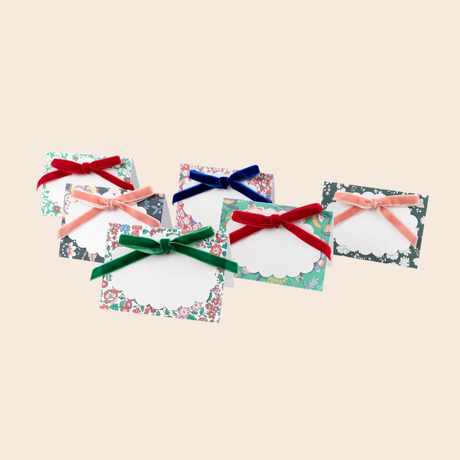 Meri Meri x Liberty Christmas Place Cards