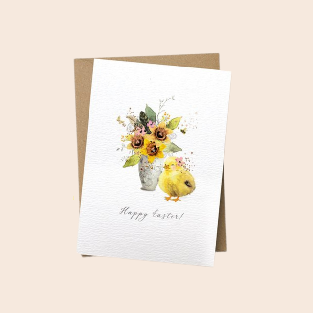 Happy Easter Chick Card