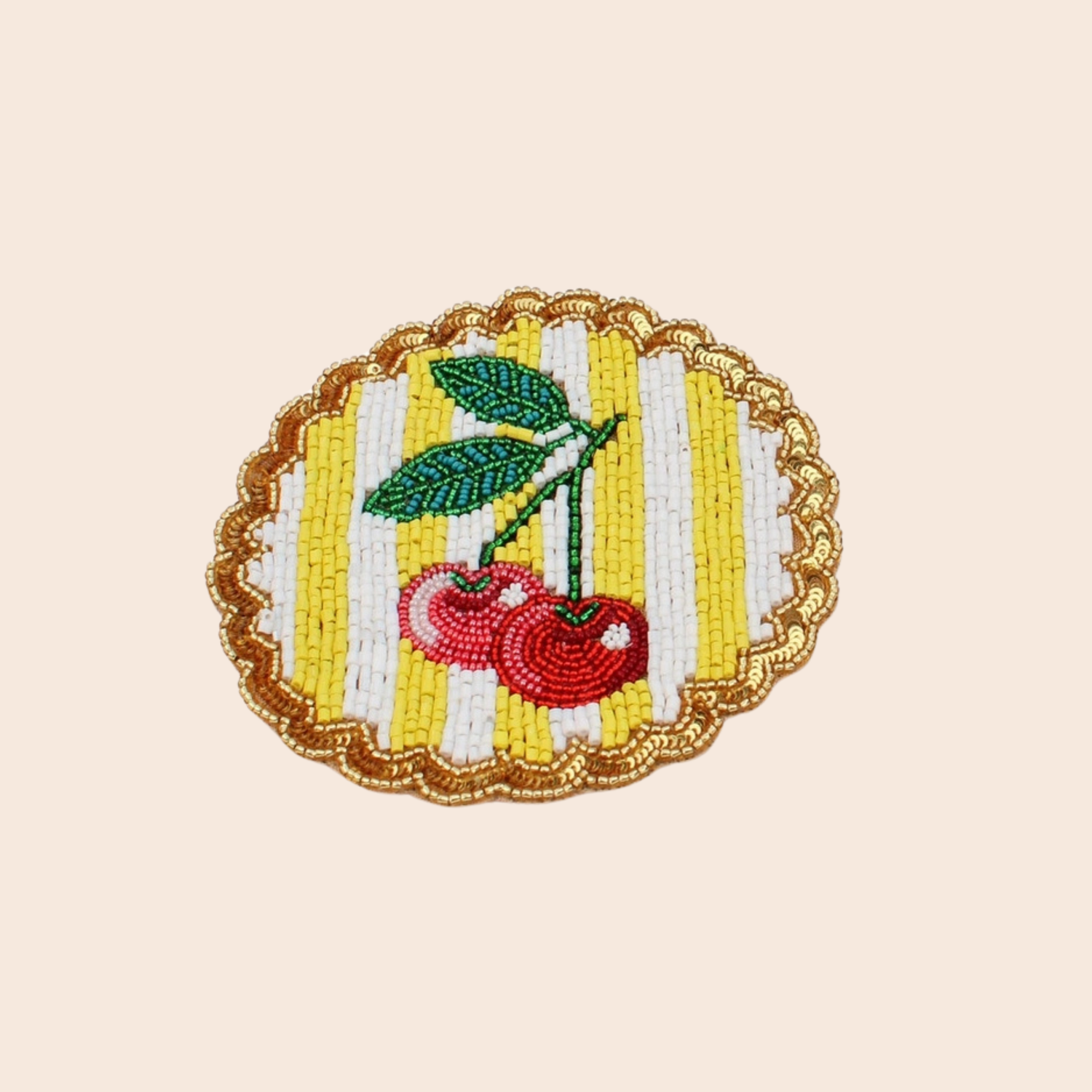 Fruit Beaded Coaster