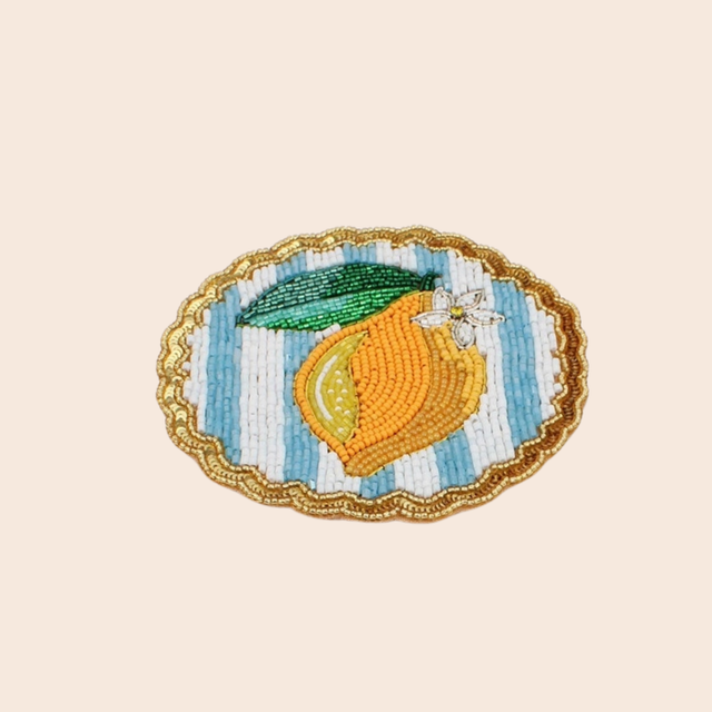Fruit Beaded Coaster