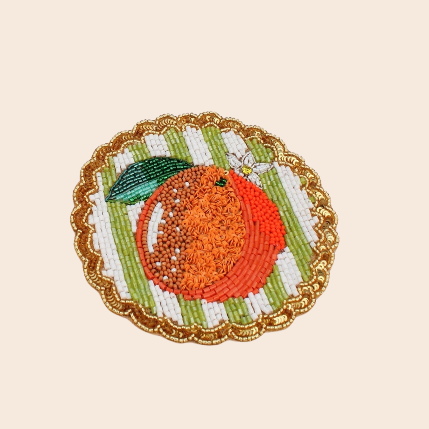 Fruit Beaded Coaster