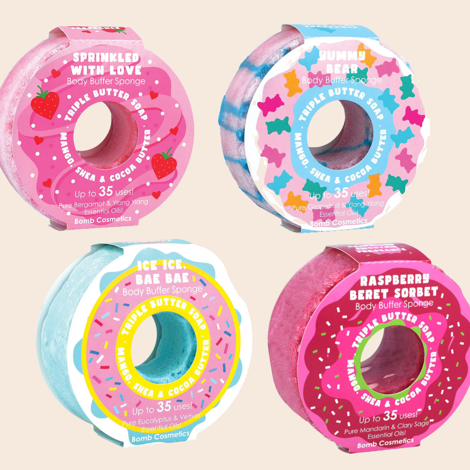 Donut Body Buffer Sponges