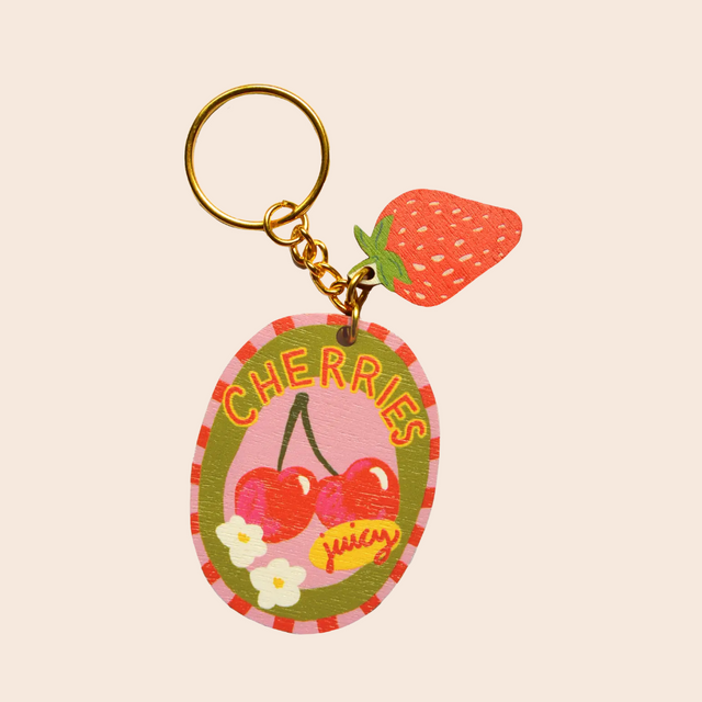 Laser Cut Wood Keyrings