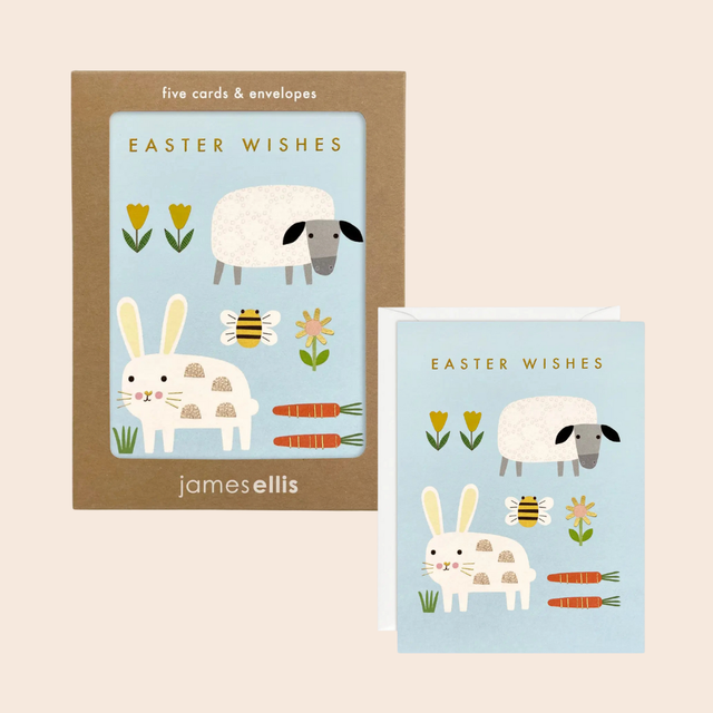 Mini Easter Wishes Cards 5 Pack