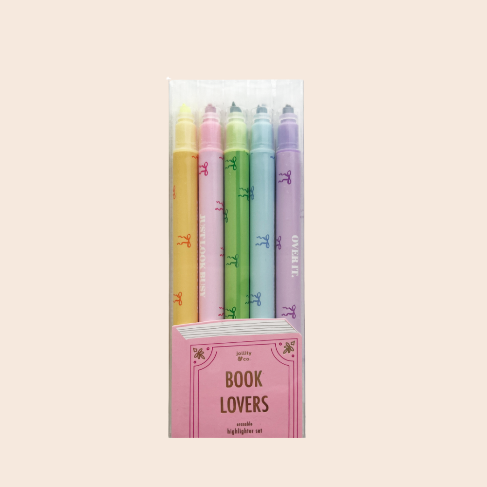 Book Club Erasable Highlighter Set