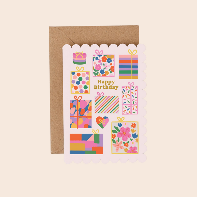 Gorgeous Gifts Birthday Card