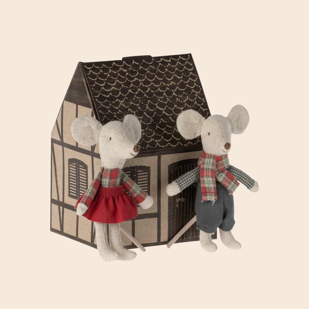 Christmas Mice Twins