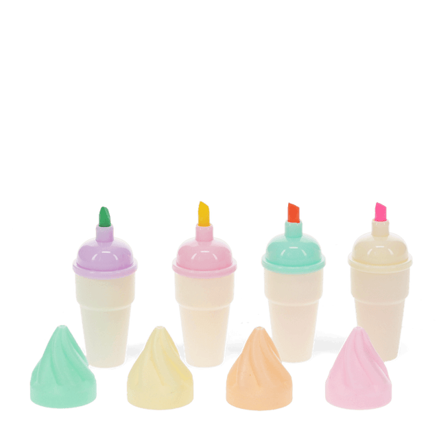 Ice Cream Mini Highlighter Set