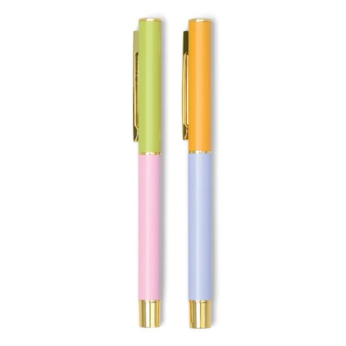 Set Of 2 Colour Block Pens