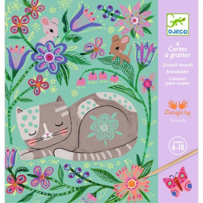 Garden Animal Scratch Cards Craft Kit