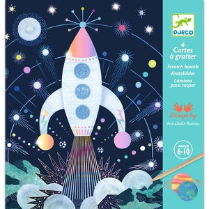 Cosmic Mission Scratch Cards Craft Kit