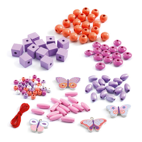 Butterfly Wooden Beads