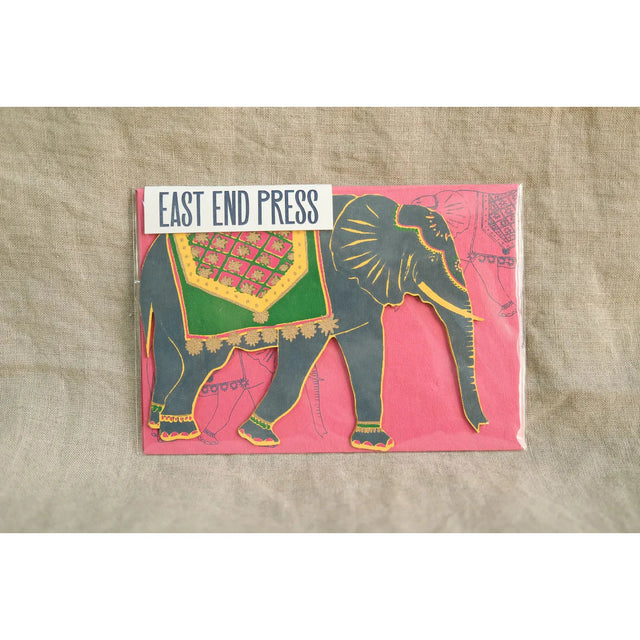 Elephant Die-Cut Card