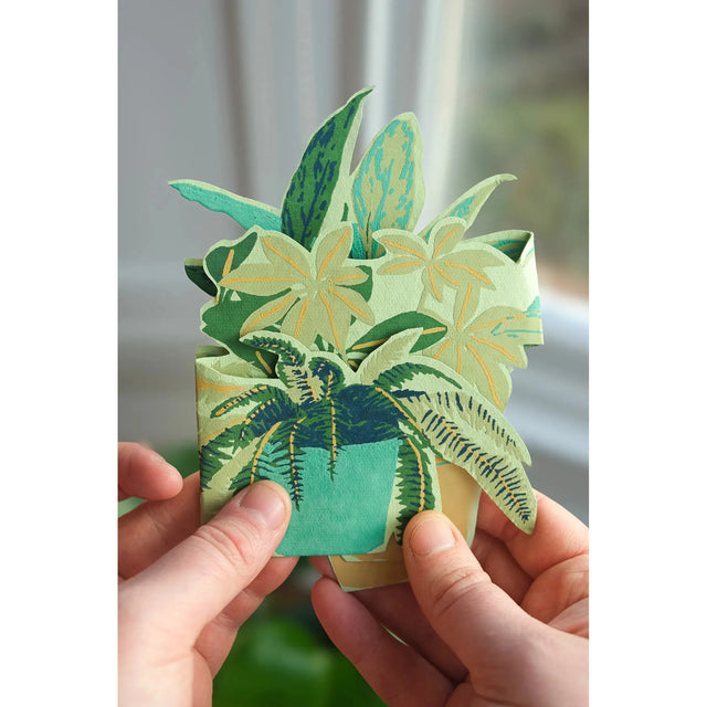 House Plants Die-Cut Card
