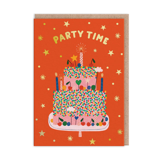Party Time Cake Card