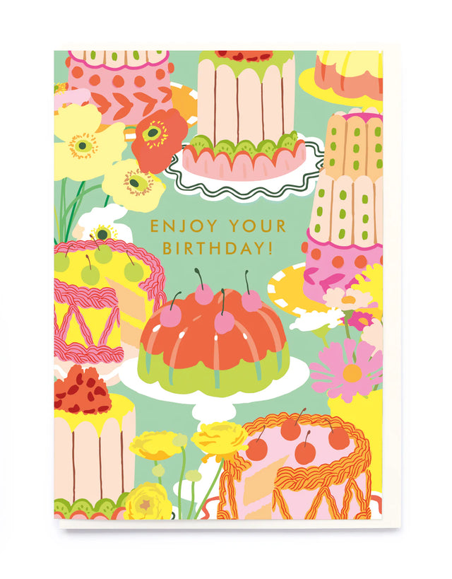 Cake & Jellies Birthday Card