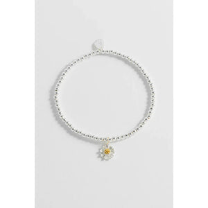 Sienna Wildflower Silver Plated Bracelet