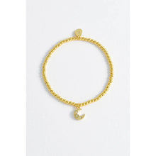 Load image into Gallery viewer, Moon Gold Plated Stretch Sienna Bracelet