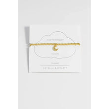 Load image into Gallery viewer, Moon Gold Plated Stretch Sienna Bracelet