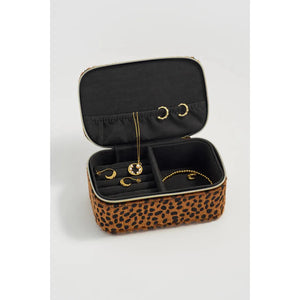 Dark Cheetah Textured Jewellery Box