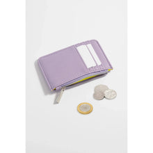 Load image into Gallery viewer, Lilac Happy Thoughts Card Purse