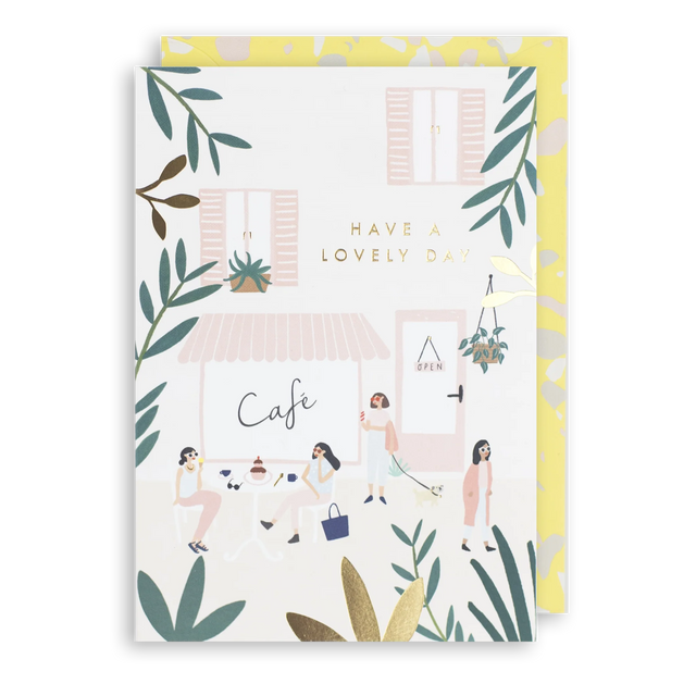 Lovely Day Cafe Card