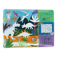 Load image into Gallery viewer, Dinosaur Colour &amp; Games Activity Mat
