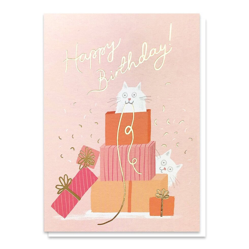 Purrfect Presents Cat Birthday Card