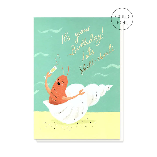 Let's Shell-ebrate Birthday Card
