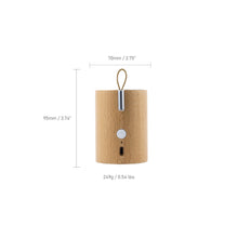 Load image into Gallery viewer, Drum Light Bluetooth Speaker Beech Wood