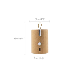 Drum Light Bluetooth Speaker Beech Wood