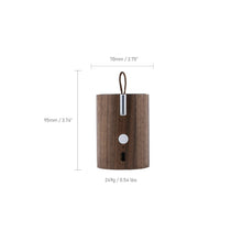 Load image into Gallery viewer, Drum Light Bluetooth Speaker Walnut Wood