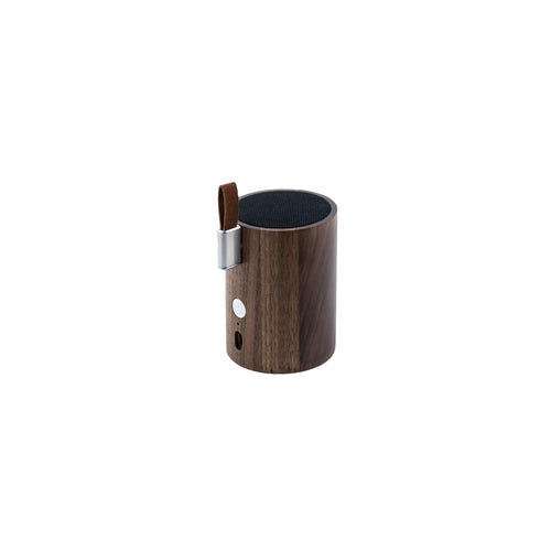 Drum Light Bluetooth Speaker Walnut Wood