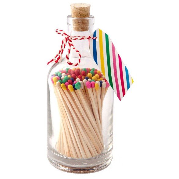 Rainbow Bottled Matches