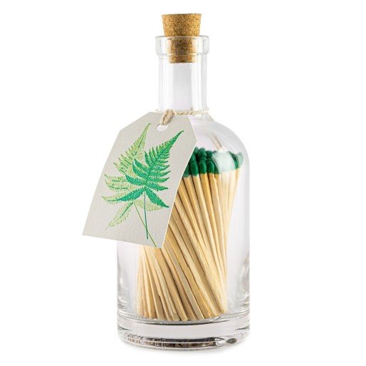 Green Fern Bottled Matches
