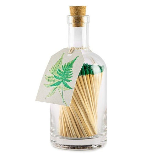 Green Fern Bottled Matches