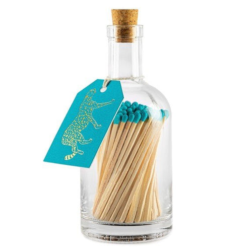 Blue Cheetah Bottled Matches