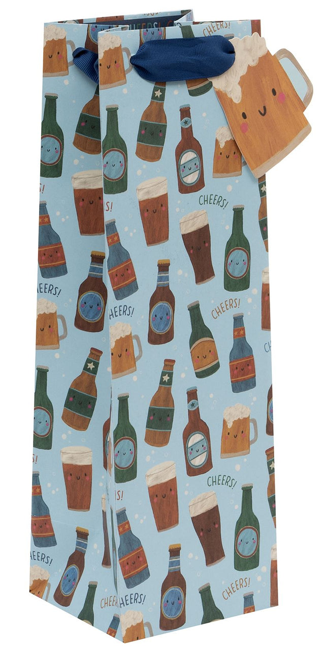 Beer & Cheers Bottle Bag