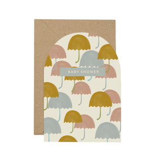 Baby Shower Curved Card
