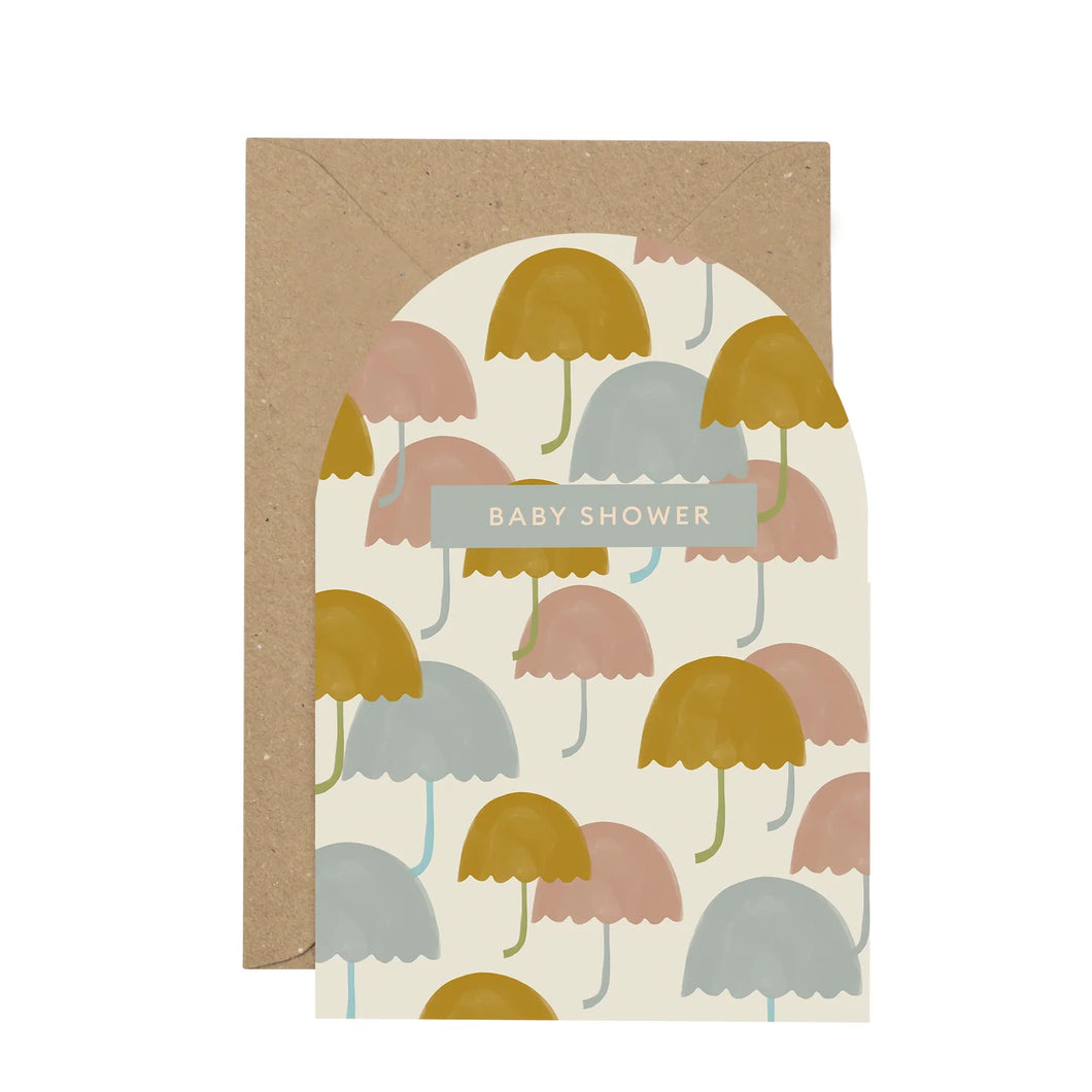 Baby Shower Curved Card