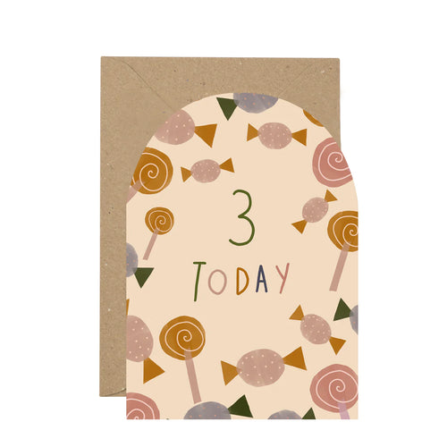 3rd Birthday Sweets Card