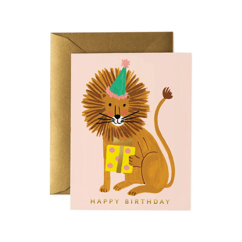 Lion Birthday Card