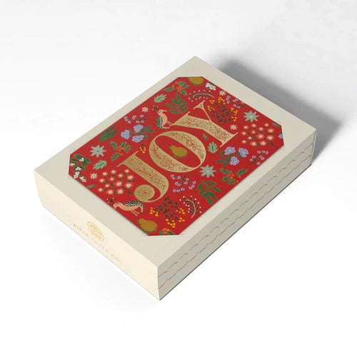 Festive Partridge Box Of Cards