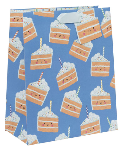 Large Blue Cakey Gift Bag